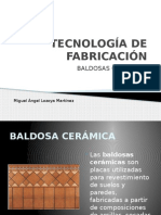 Baldosa cerámicas_Tecnología de Fabricación.pptx