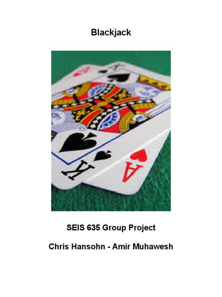 Analysis and Design of BlackJack PDF Software Engineering Computing