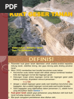 Download Materi Mekanika Tanah 1 - Kuat Geser Tanah by Saeful Bahri SN269363543 doc pdf