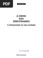 DUBAR Crise Identidades
