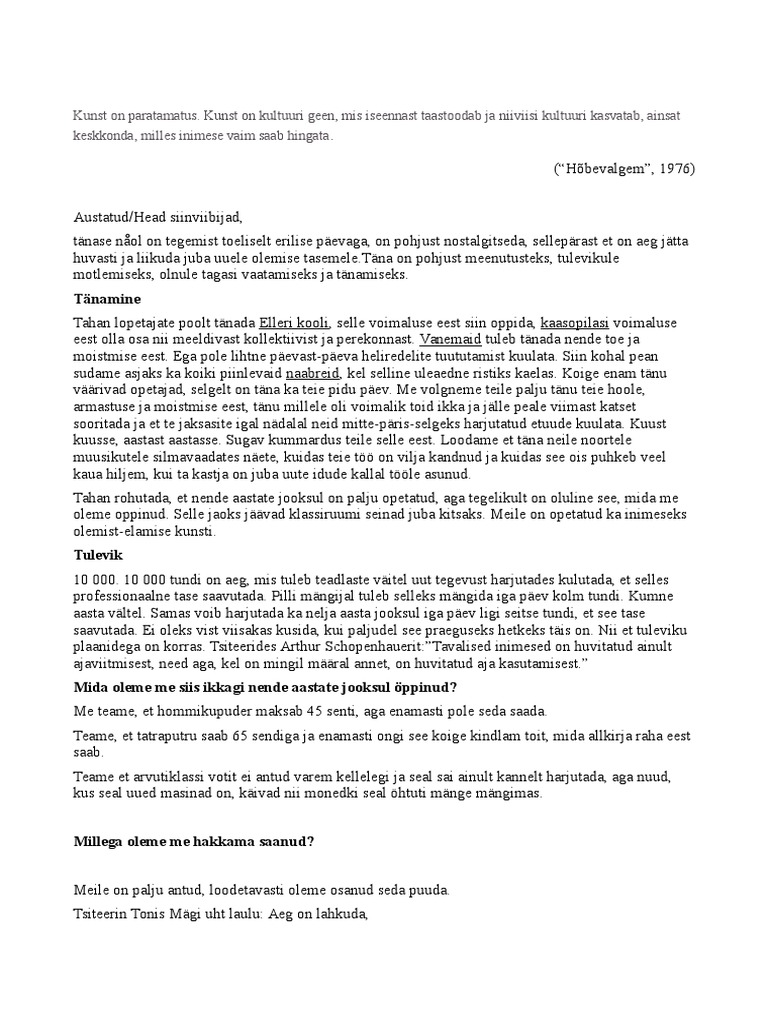 Kõne | PDF