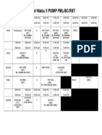 Jadual Waktu 5 Pismp PML