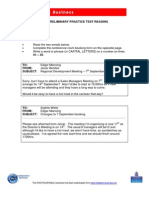 Bec Preliminary Practice Test Reading: This PHOTOCOPIABLE Worksheet Has Been Downloaded From 1