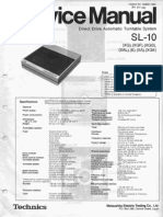 Technics sl-10 SM PDF