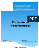 Partes de Un Transformador