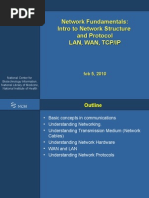 Network Fundamentals: Intro To Network Structure and Protocol Lan, Wan, Tcp/Ip