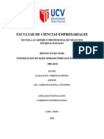 Exportación de Maíz Morado Peruano en El Año 2003 Al 2013