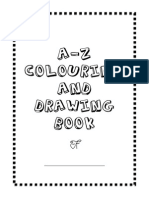 A-Z Alphabet Colouring Book