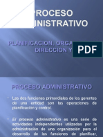 Planificacion, Organizacion, Direccion y Control