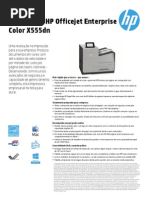 Datasheet HP Officejet Enterprise x555