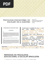 [AULA 01] Psicologia Educacional Ou Escolar