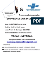 Palestra Empreendedorismo