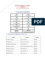 Directorio de Urgencias en Bogotá