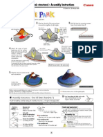 Maqueta Armable de Volcan