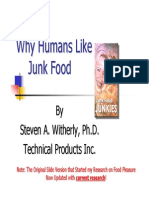 Why Humans Like Junk Food (Part One)