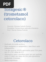 Toragesic: Bula e Informações Essenciais | PDF | Plaquetas sanguíneas ...