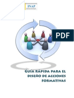 Guia Rapida para El Diseño de Acciones Formativas