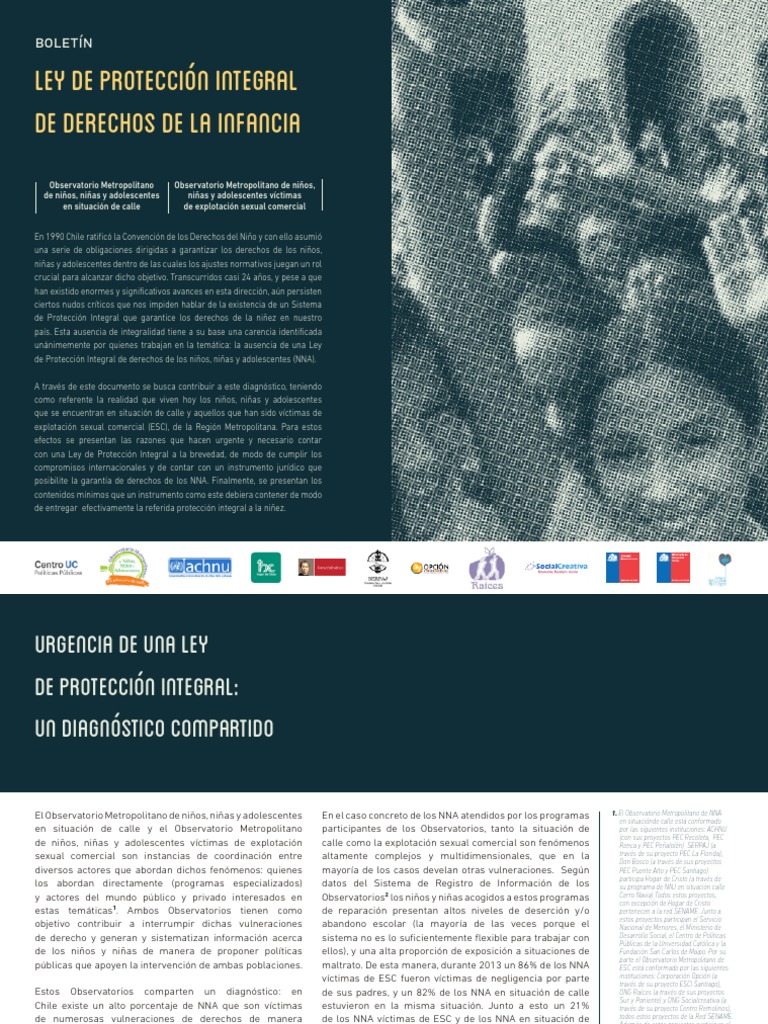 Boletín Ley de Protección Integral de Derechos de La Infancia | PDF ...