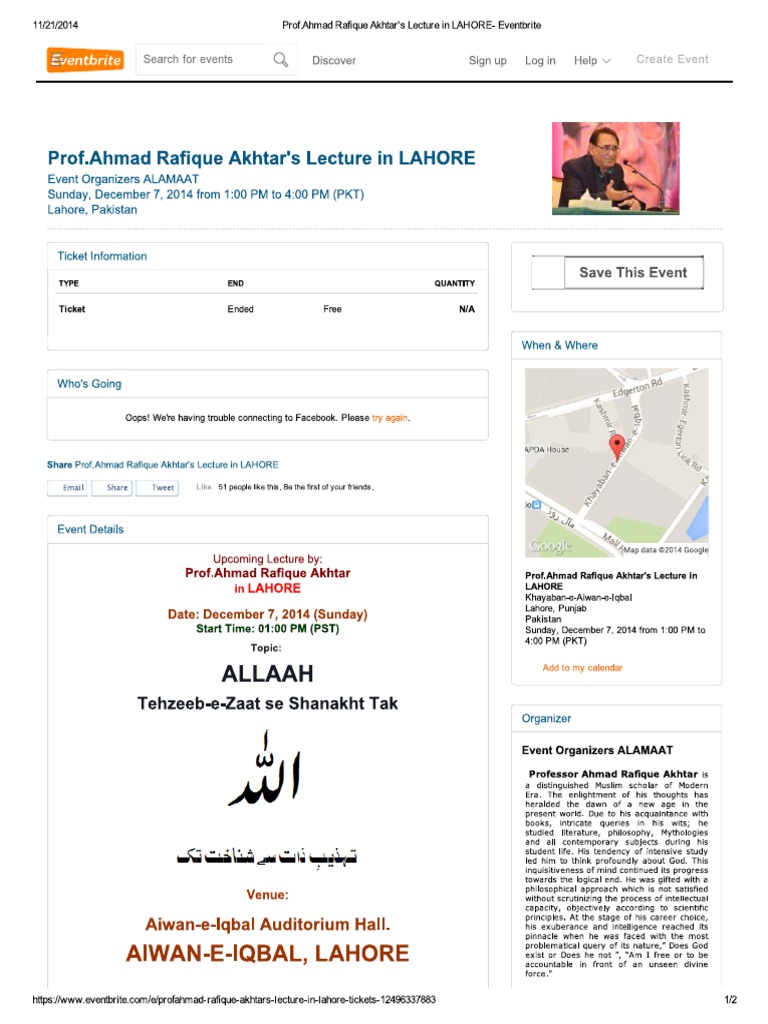 Prof - Ahmad Rafique Akhtar | PDF