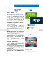 WWW Thewindowsclub Com Disable Superfetch Prefetch SSD