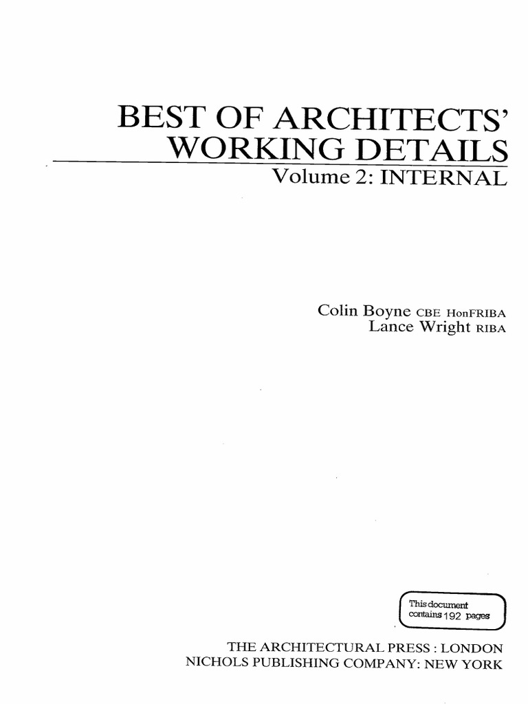 Best of Architects Working Details PDF | PDF | Stairs