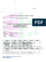 Especificacion Tecnica y Memoria PDF