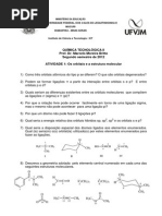 Atividade 1 - A Hibridação de Orbitais