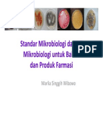 Standar Mikrobiologi Untuk Produk Farmasi