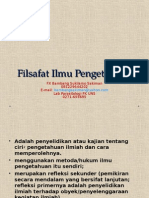 Filsafat Ilmu Pengetahuan 