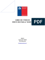 Libros de Códigos Públicos 4.º Básico 2012