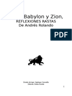 Andrés Rolando - Entre Babylon y Zion, Reflexiones Rasta