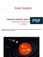 The Solar System: Harsha Sinvhal and M. Israil