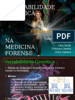 Variabilidade gentica na medicina forense.ppt