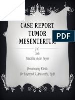 Presentasi Case Report Tumor Mesenterium
