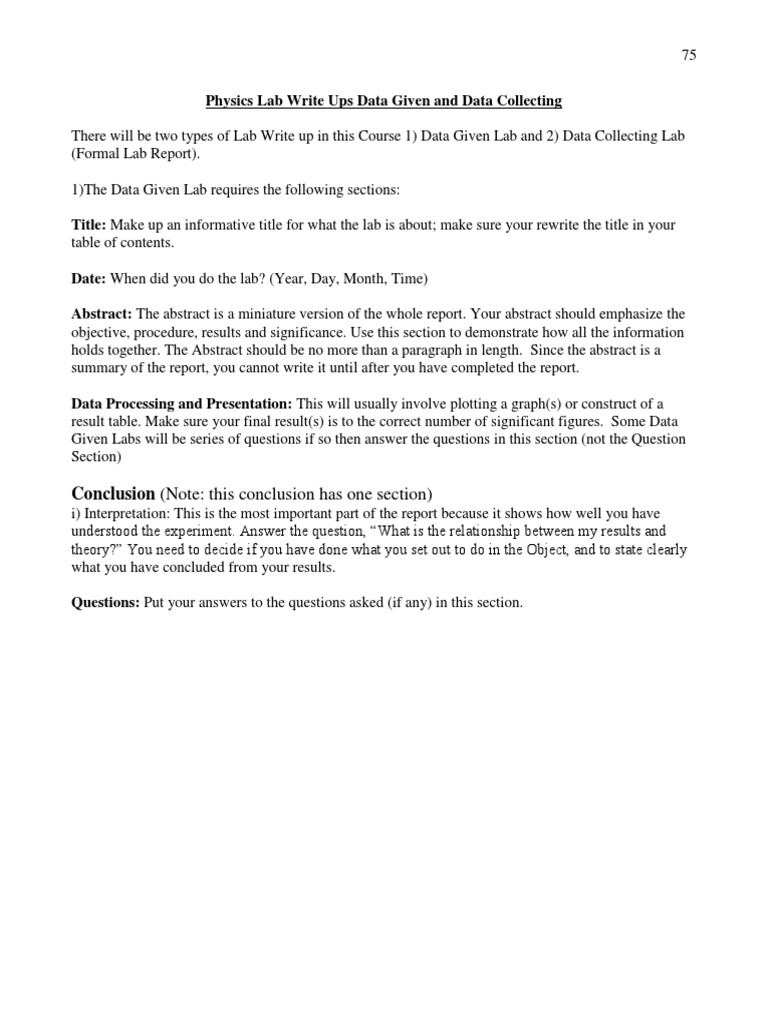 Physics lab safety booklet example essay picture