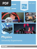 Download Phywe University Experiments by mnvalente SN269433012 doc pdf