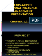 Financial Management Presentation Chapters 1-4