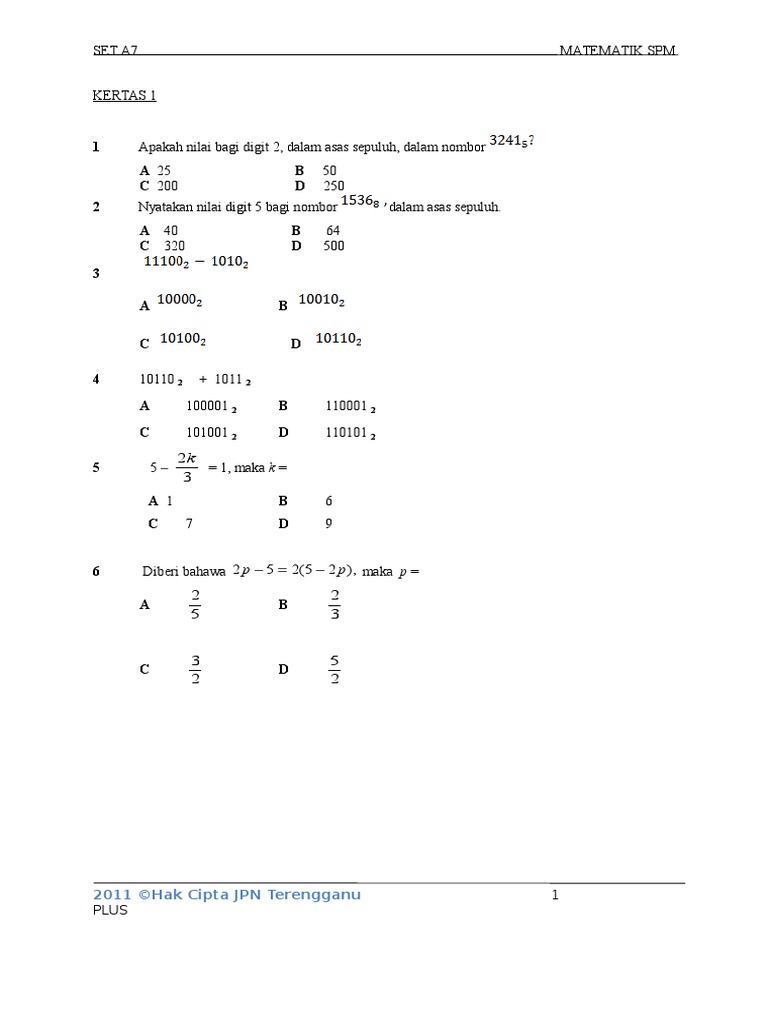 Latihan Math | PDF
