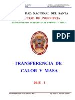 Transf. Calor y Masa - Unidad - II - Sesion Nº 1