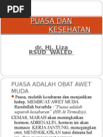 Download PUASA DAN KESEHATAN  PENYULUHAN DI RSUD WALED  DR LIZAppt by dr liza MPdI  MM CHt SN269435729 doc pdf