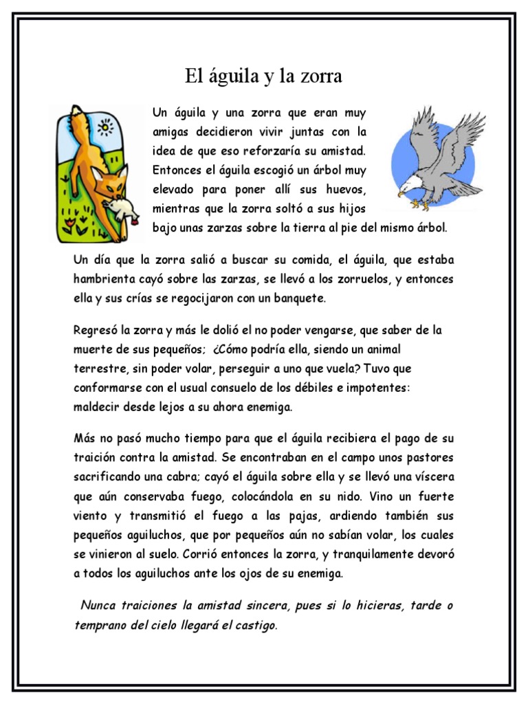 El Águila y La Zorra | PDF | Parábolas de Jesús | León