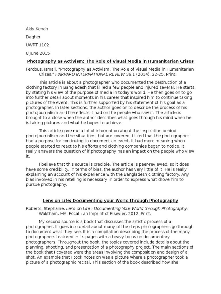 Annotated resource list example picture