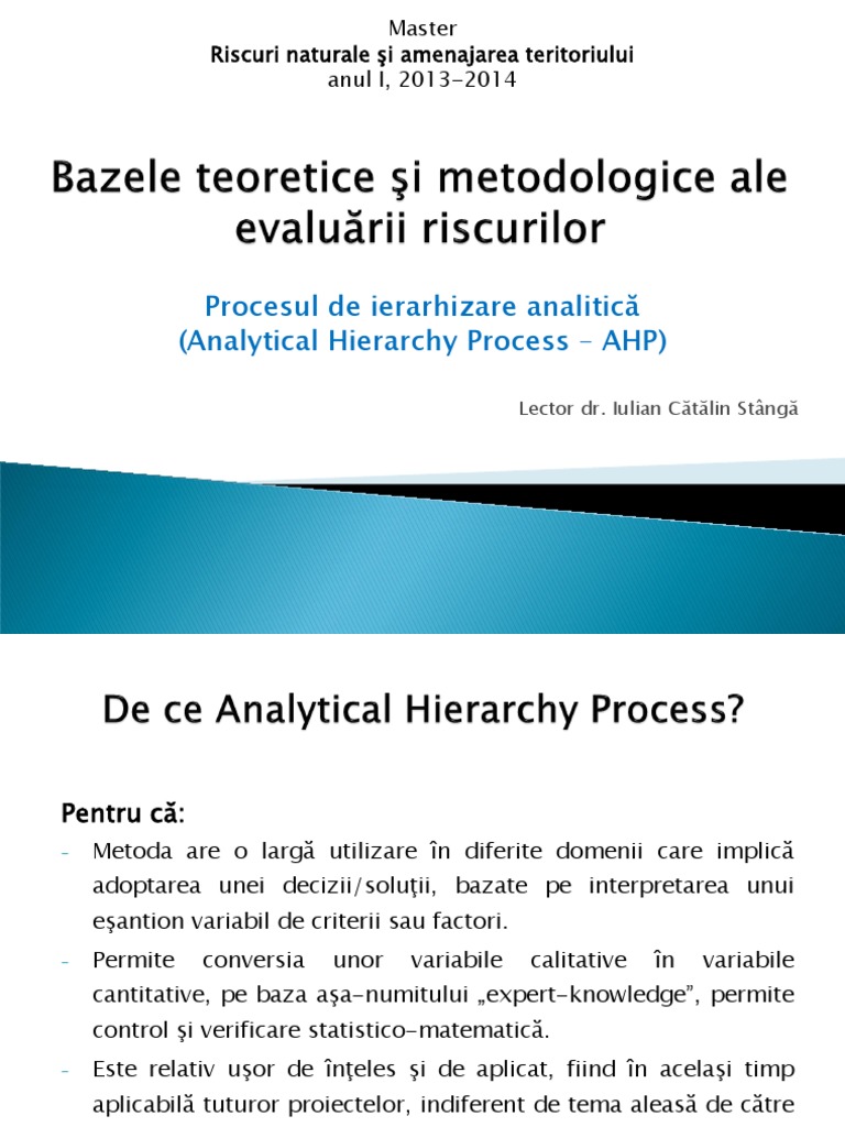 03 - Analytical Hierarchy Process | PDF