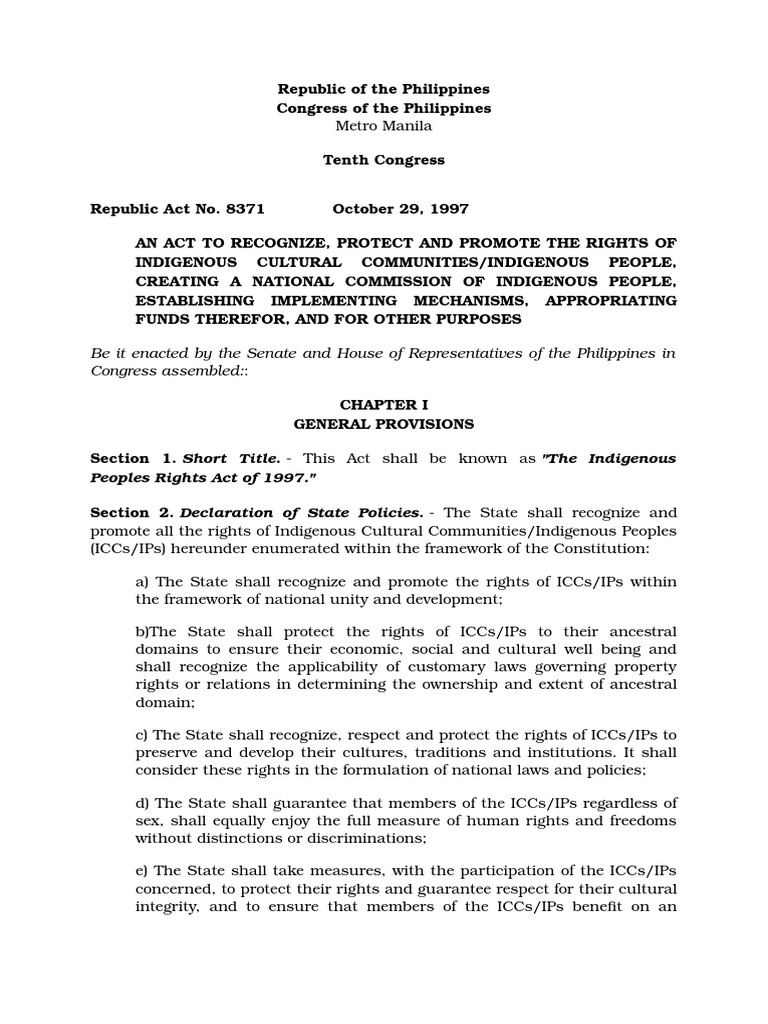 Ipra Law | PDF