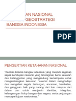 Ketahanan Nasional Sebagai Geostrategi Indonesia Makalah Pkn
