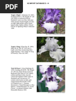 NZ Iris Import Database E-H