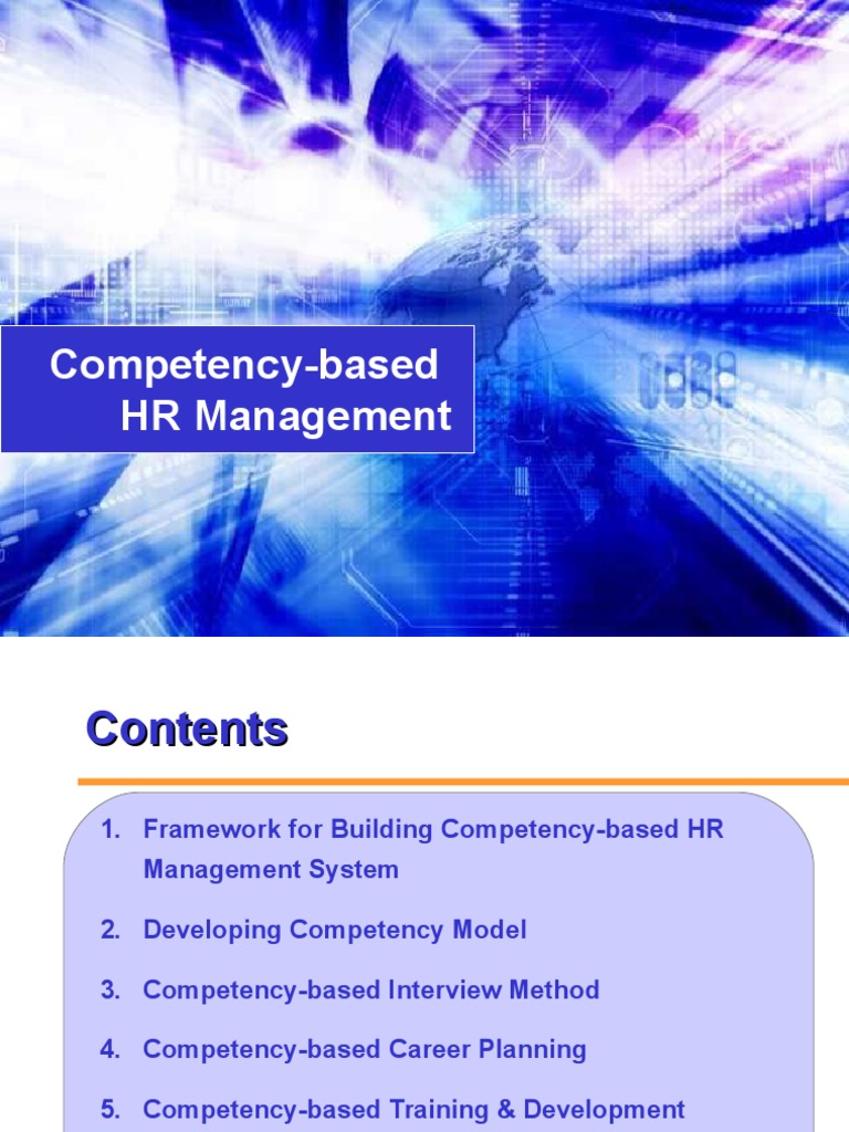 Competency-Based HR Management Guide | PDF | Competence (Human ...