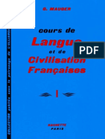58327328 G Mauger Cours de Langue Et de Civilisation Francaise Vol 1