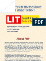 PHP Course in Bhubaneswar-LIT Susant K Rout