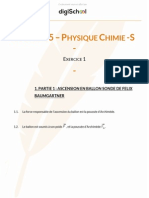 Bac S 2015: Corrigé Physique-Chimie